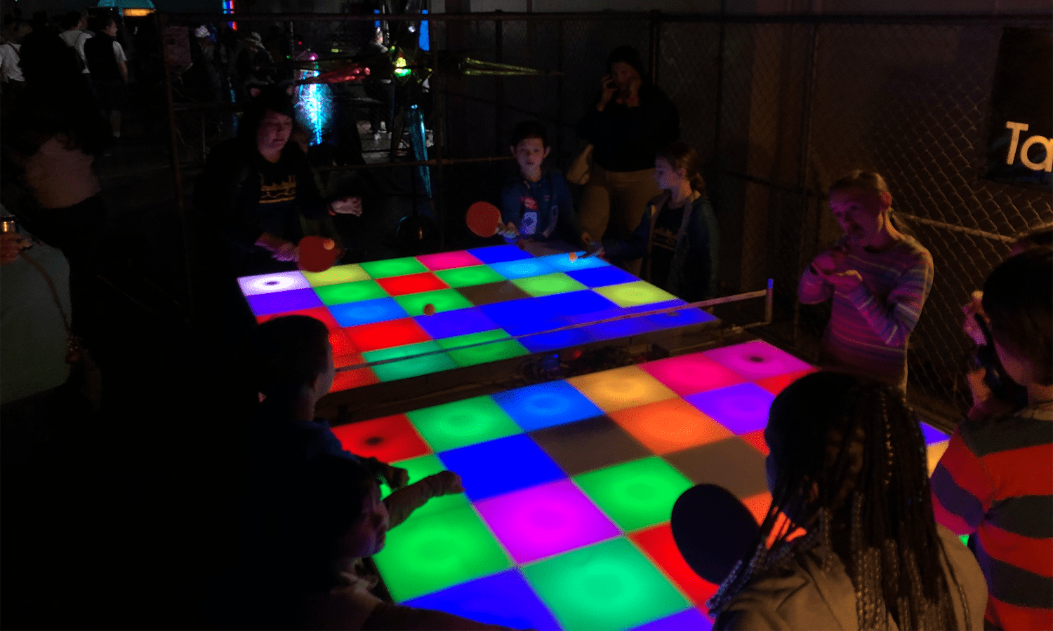 digital ping pong table